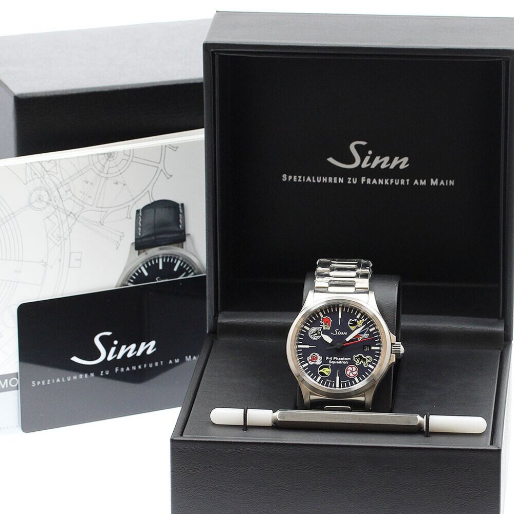 Sinn F-4 Phantom 556.F-4.Ⅱ Japan limited Navy Dial Automatic Men's Watch - Picture 8 of 12